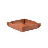 CASA Nappa Portatovaglioli 17,5X17,5 Marrone New
